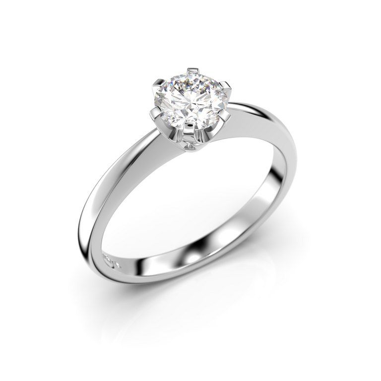 Festive Classic timanttisormus 128-050-VK