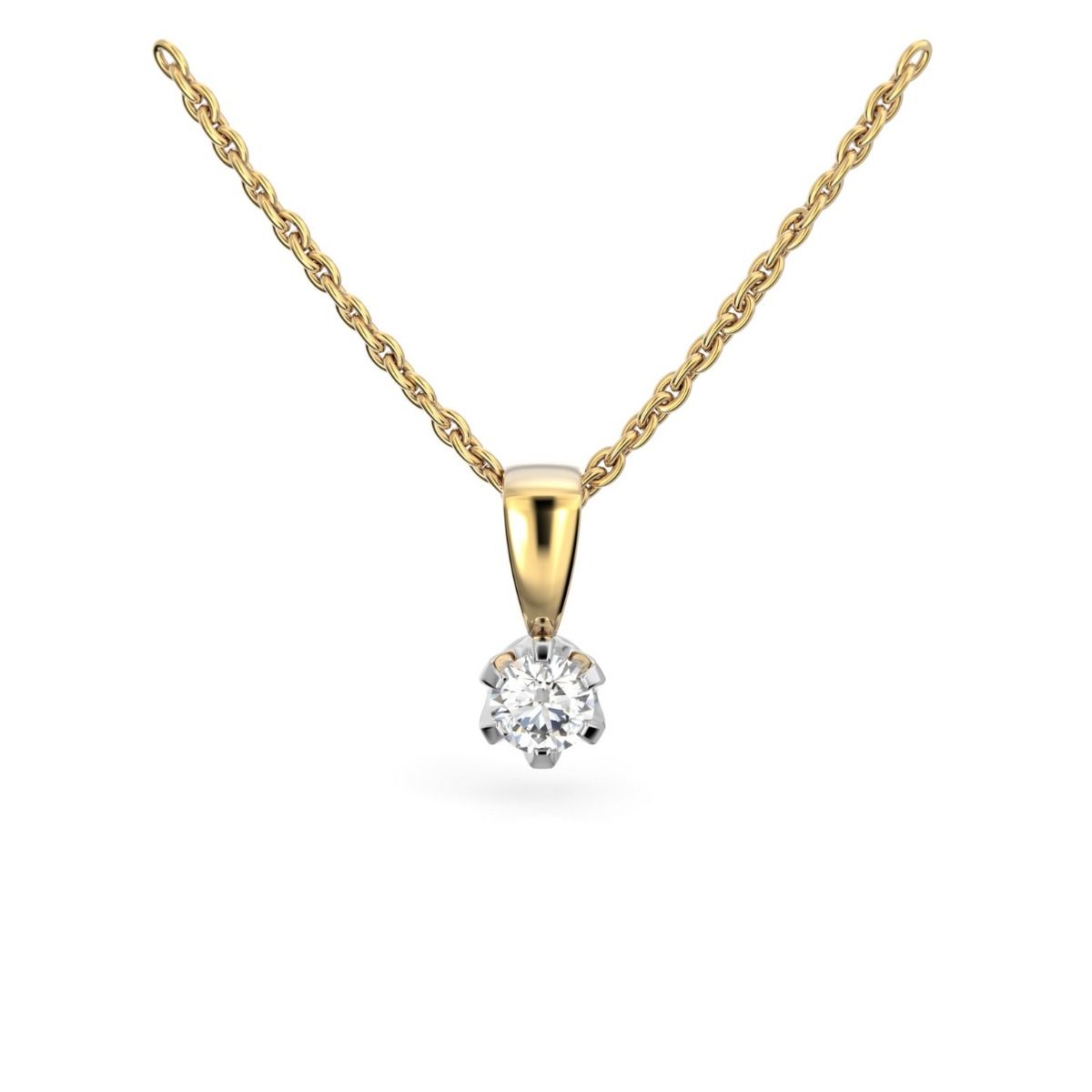 Festive Classic timanttiriipus, kelta- ja valkokulta 129-015R-KV