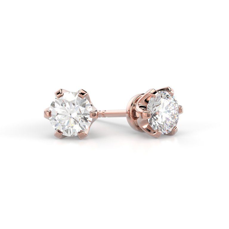 Festive Classic korvakorut, punakulta 129-080K-PK