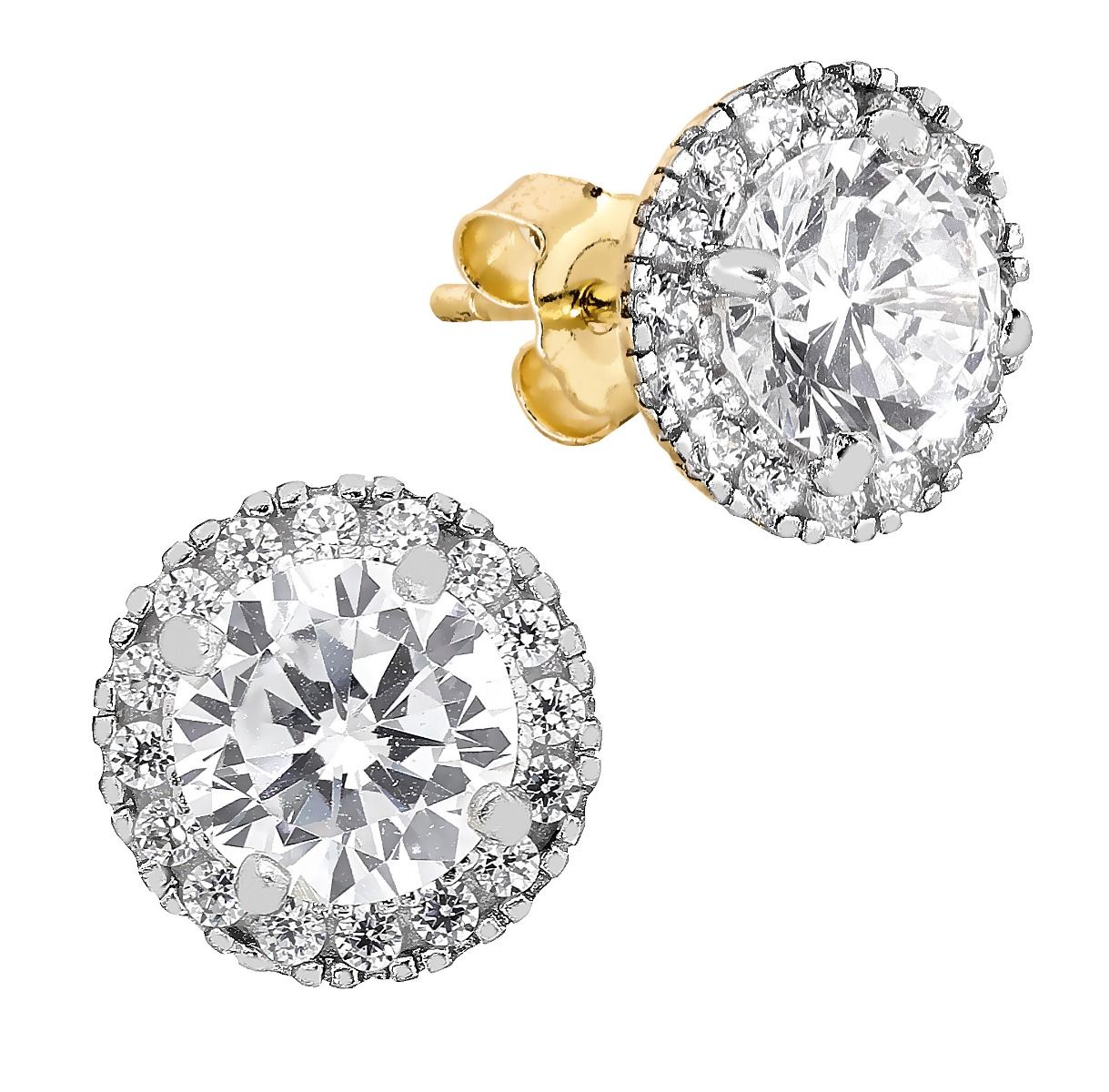 Gold Ohrringe JE95580-CZ-YW-WPL