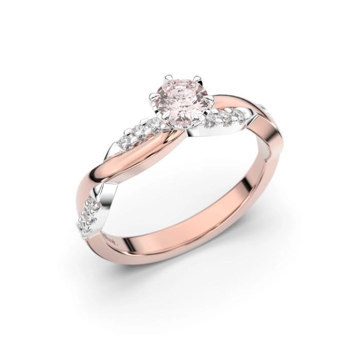 Festive Teresa timanttisormus / morganiitti 569-044M-PV