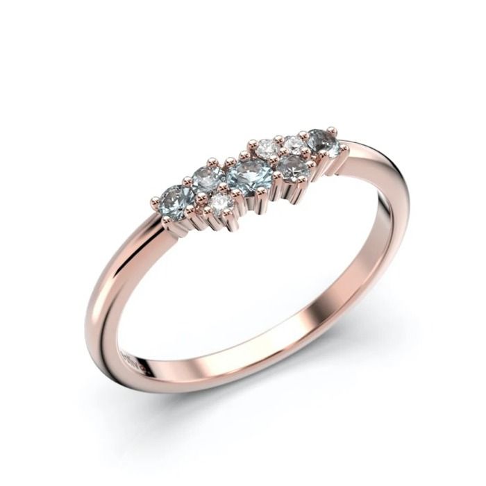 Festive Nadja Blue timanttisormus 650-018B-PK