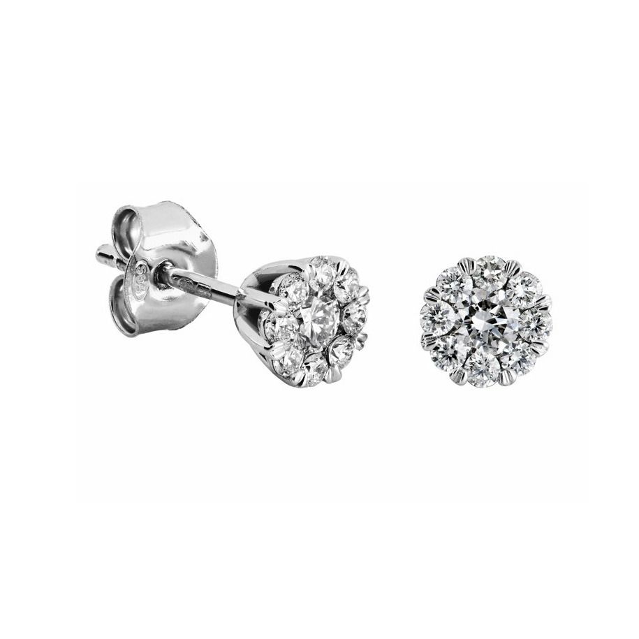 Kohinoor Dahlia timanttikorvakorut 143-232V-44