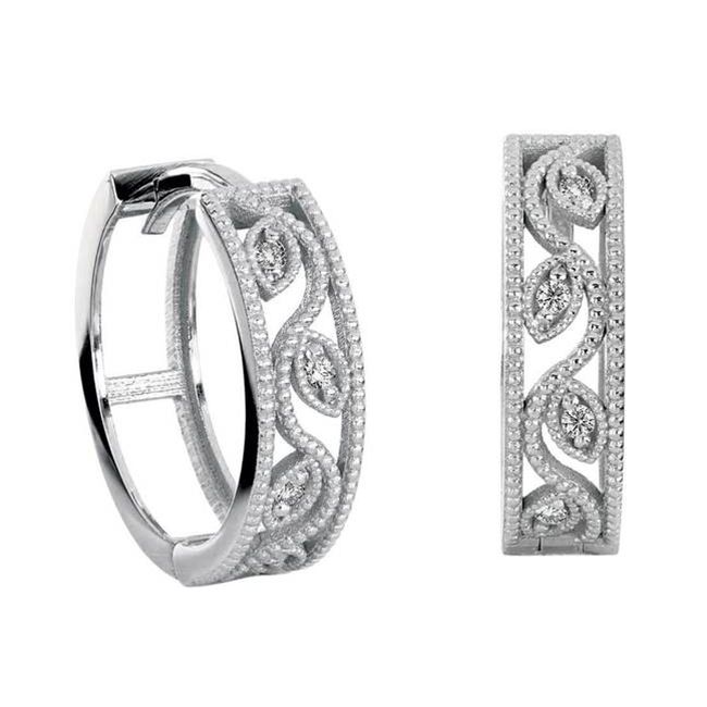 Kohinoor Swan -timanttikorvakorut 143-432V-04