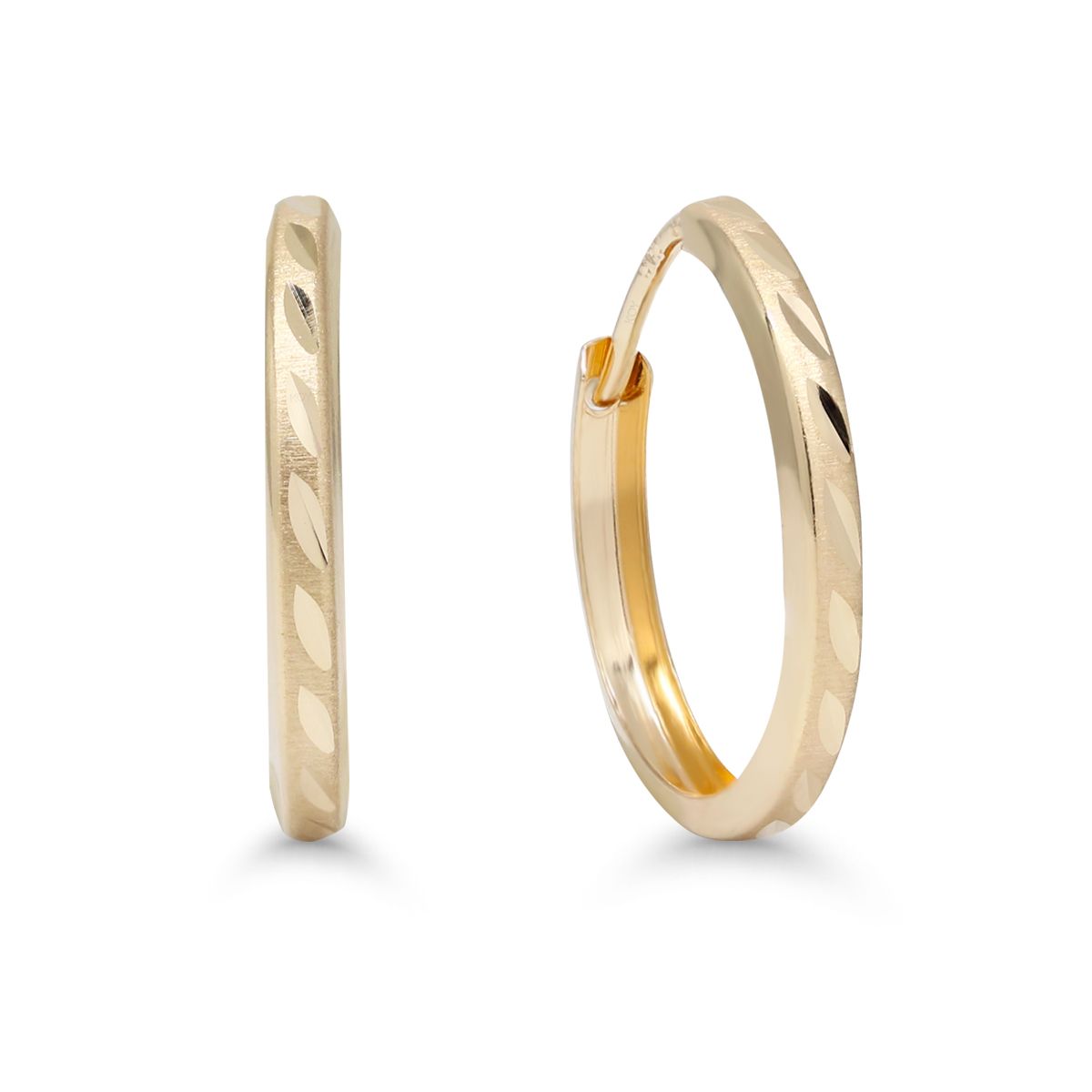 Kultaiset rengaskorvakorut 1513FTL