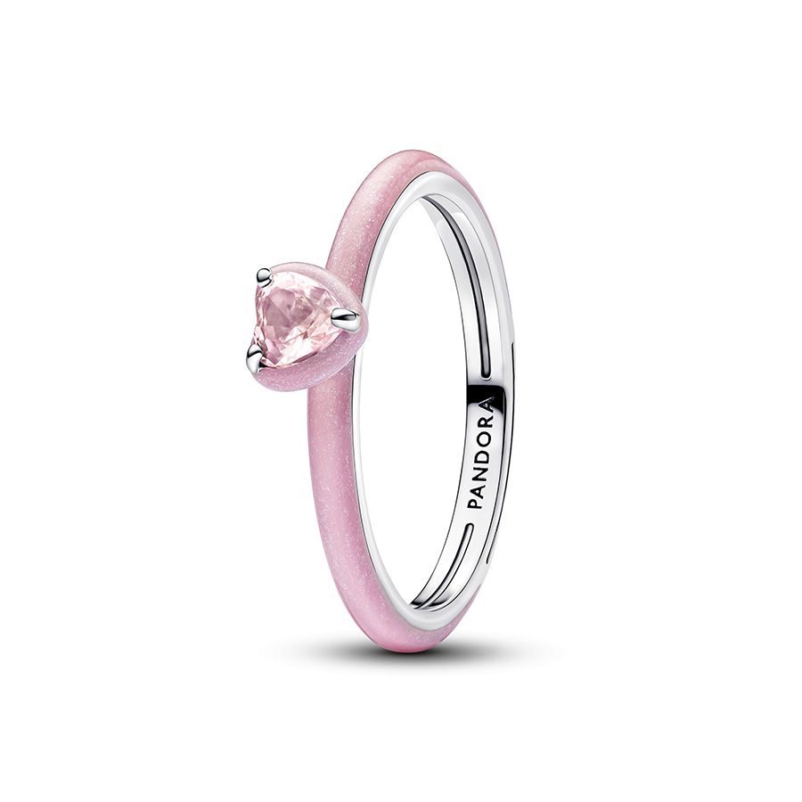 Pandora Pink Chakra Heart sormus 193088C02