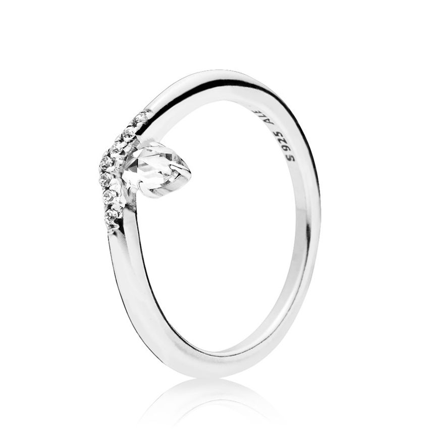 Pandora Classic Wishbone sormus 197790CZ