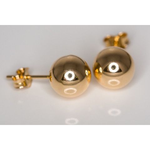 Gold Ohrringe, 8 mm 20033