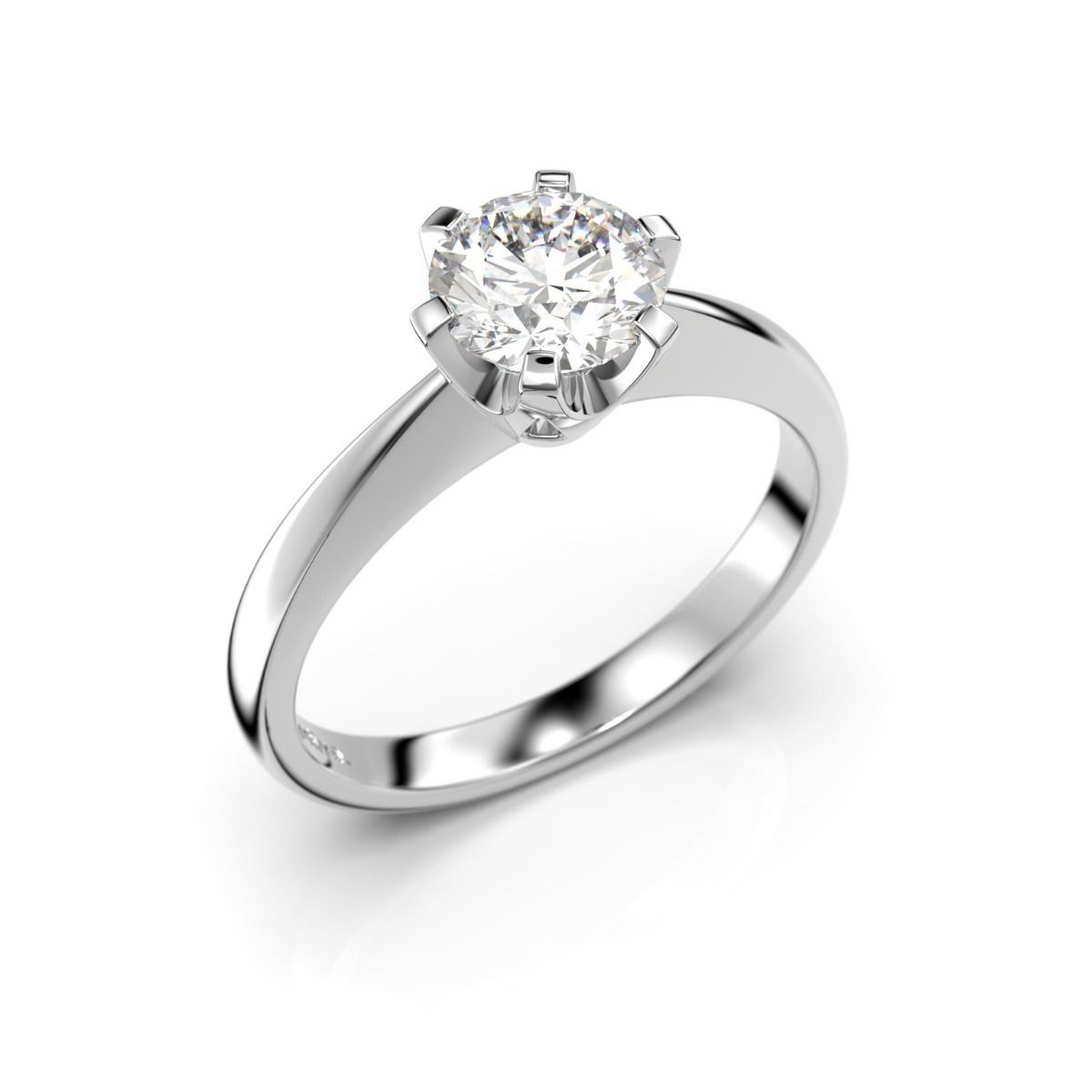 Festive Classic timanttisormus, platina 204-070-PT