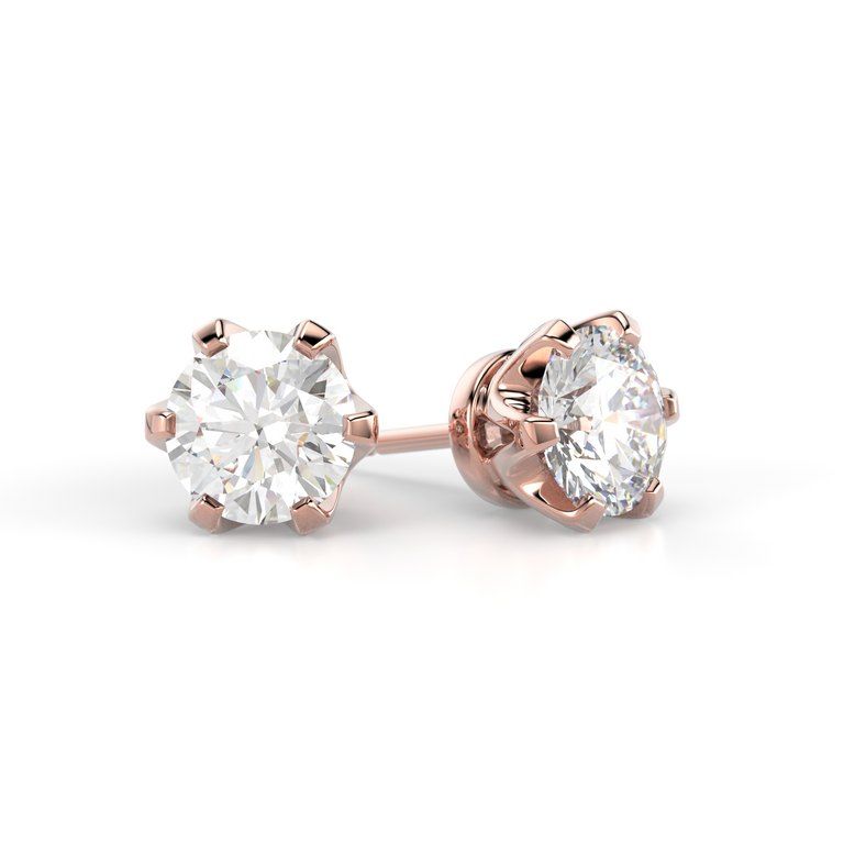 Festive Classic korvakorut, punakulta 205-180K-PK