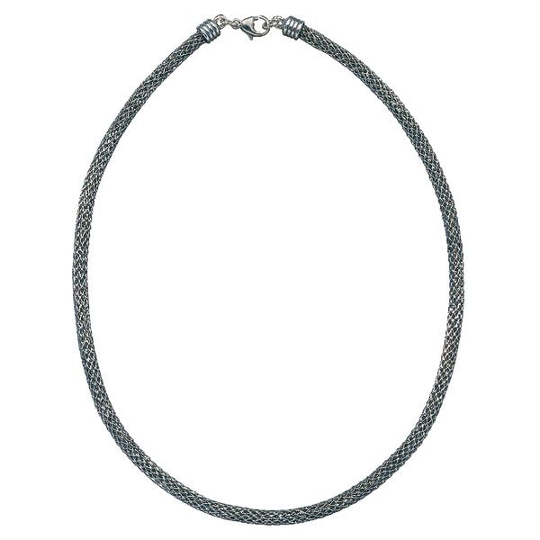 Kalevala Verkkoketju 40cm, oksidoitu hopea 236025140