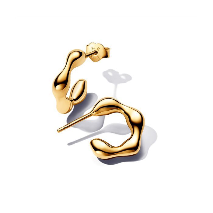 Pandora Organically Shaped Open Hoop korvakorut 263269C00