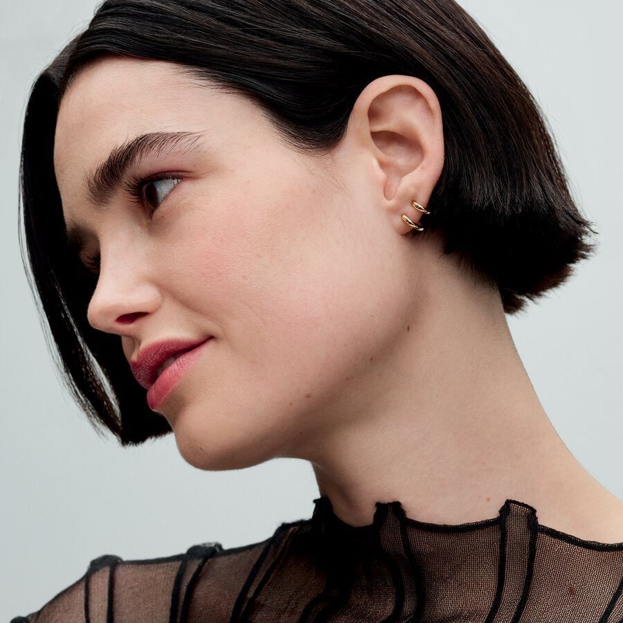 Pandora Double Huggie Hoop korvakorut 263280C00