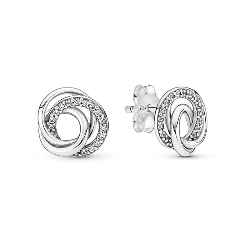 Pandora Family Always Encircled Stud Ohrringe 291076C01