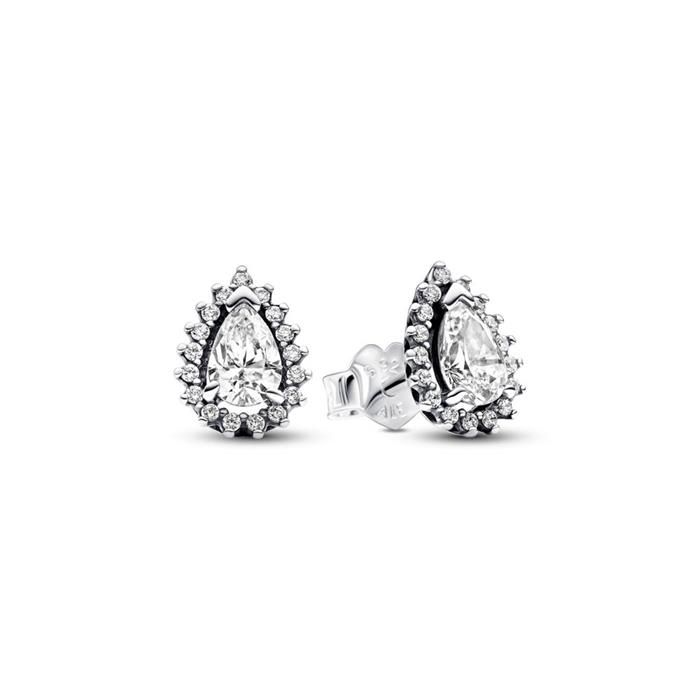 Pandora Sparkling Pear Halo Stud korvakorut 292834C01