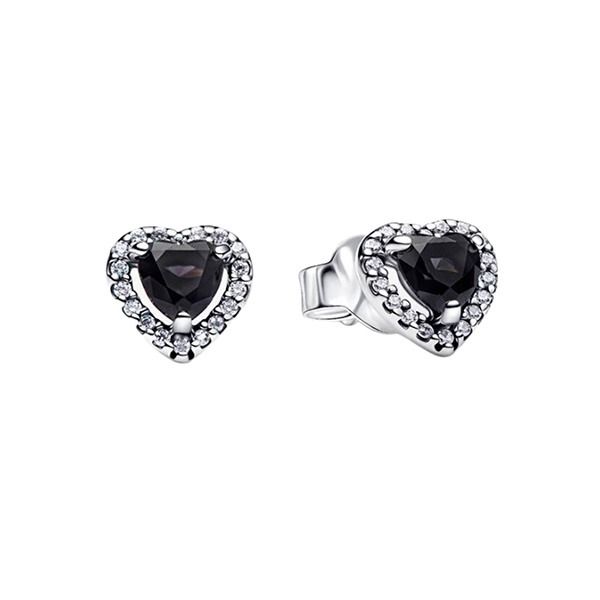 Pandora Elevated Heart Stud örhängen 298427C03