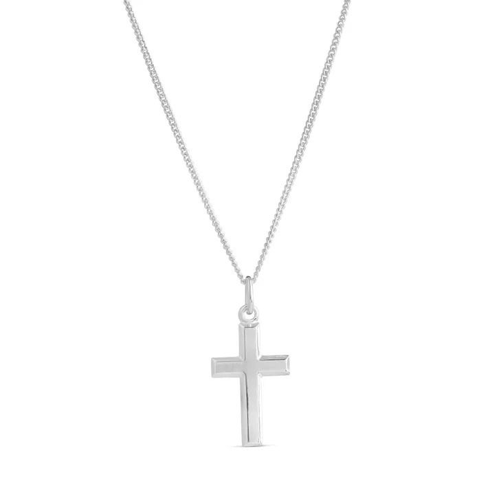 Hopeinen ristikaulakoru 3256650500