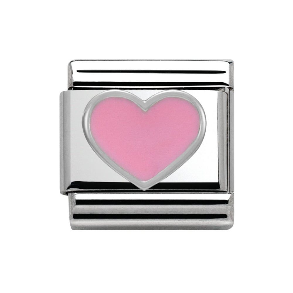 Nomination Classic Hopea Vaaleanpunainen Sydän 330202/18