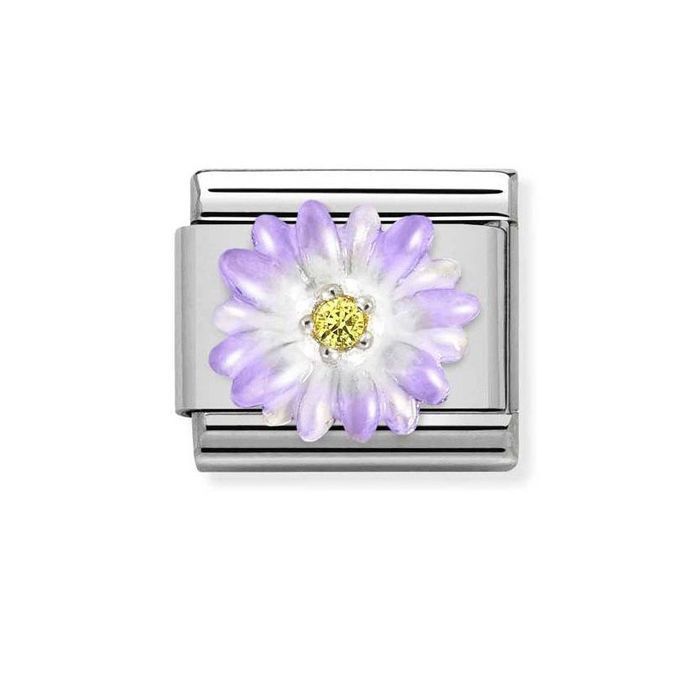 Nomination Classic Purple Flower 330321/03