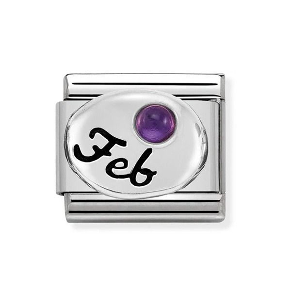 Nomination Classic February Amethyst 330505/02