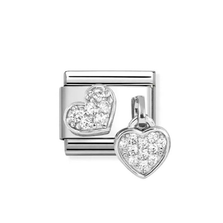 Nomination Classic kaksi sydäntä 331817/15