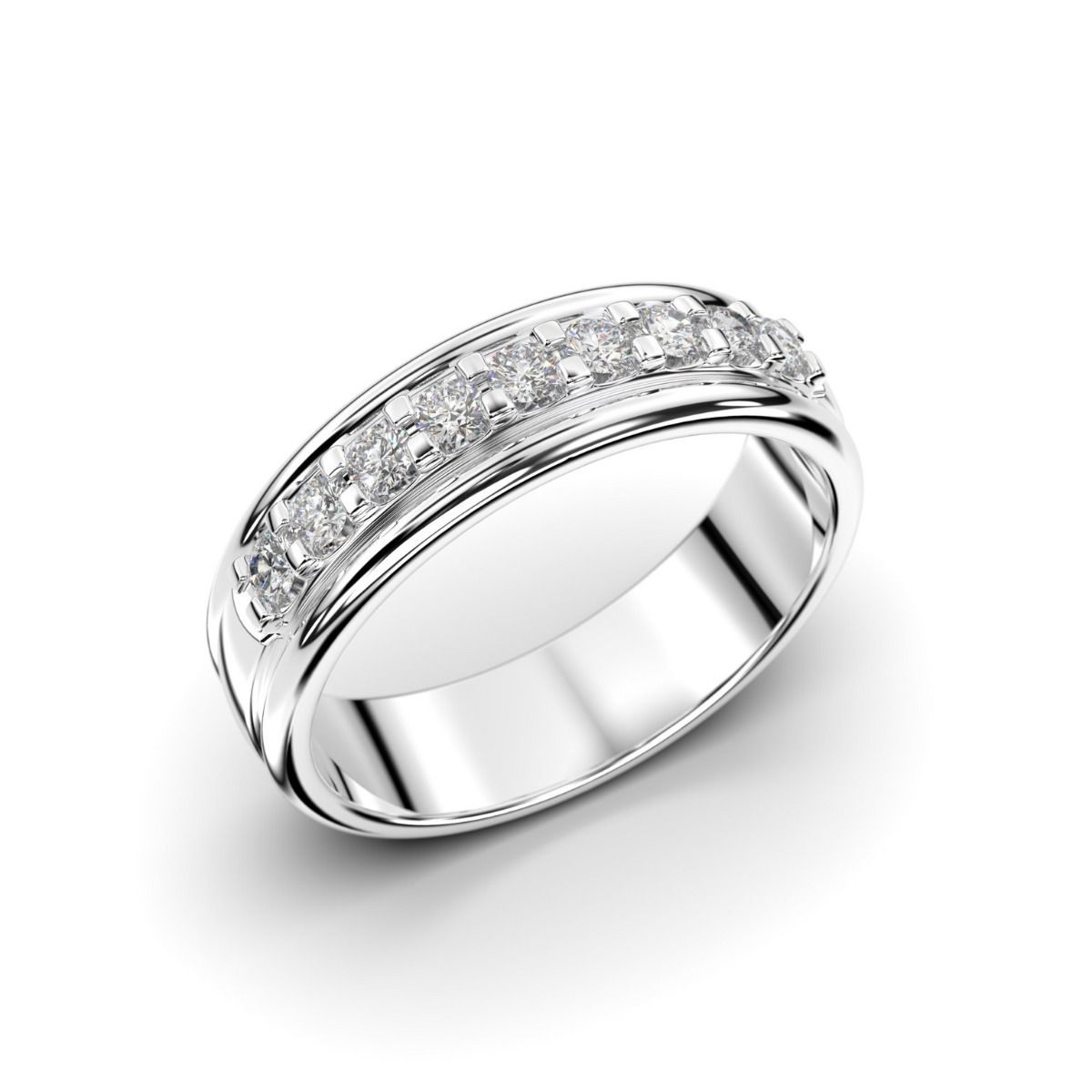 Festive Sophia Triple timanttisormus, platina 364-027-PT