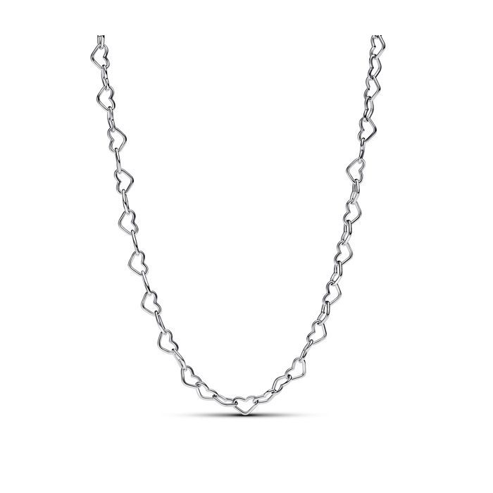 Pandora Linked Hearts Collier Halskette 45 cm 393334C00-45