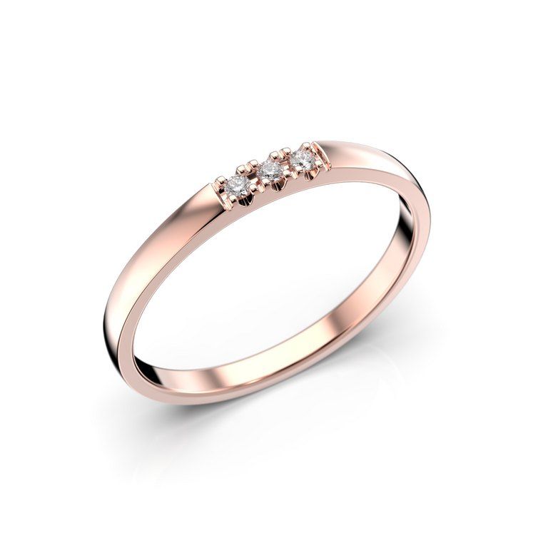 Festive Victoria timanttisormus 0,03ct 431-003-PK