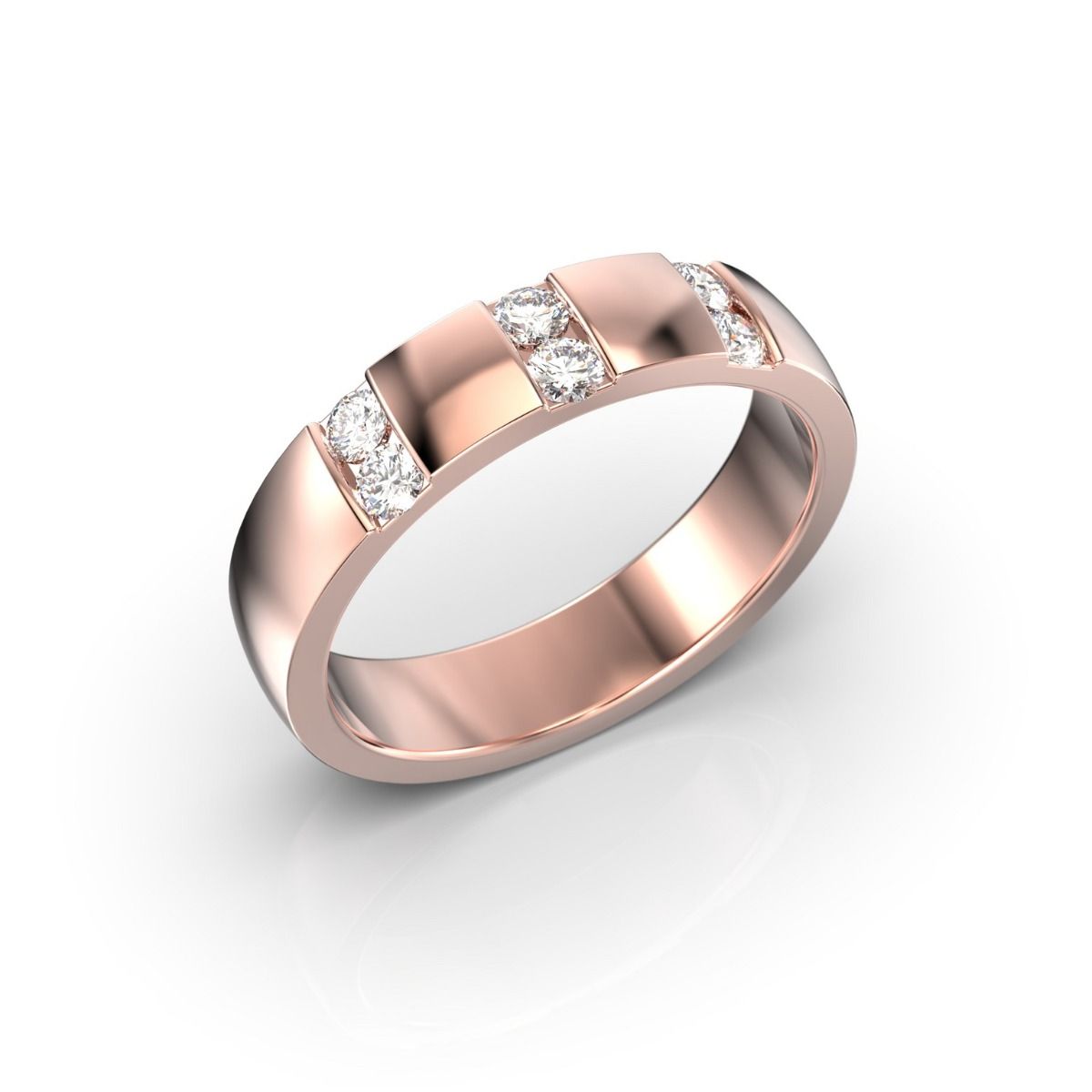 Festive Rodney timanttisormus, punakulta 465-030-PK