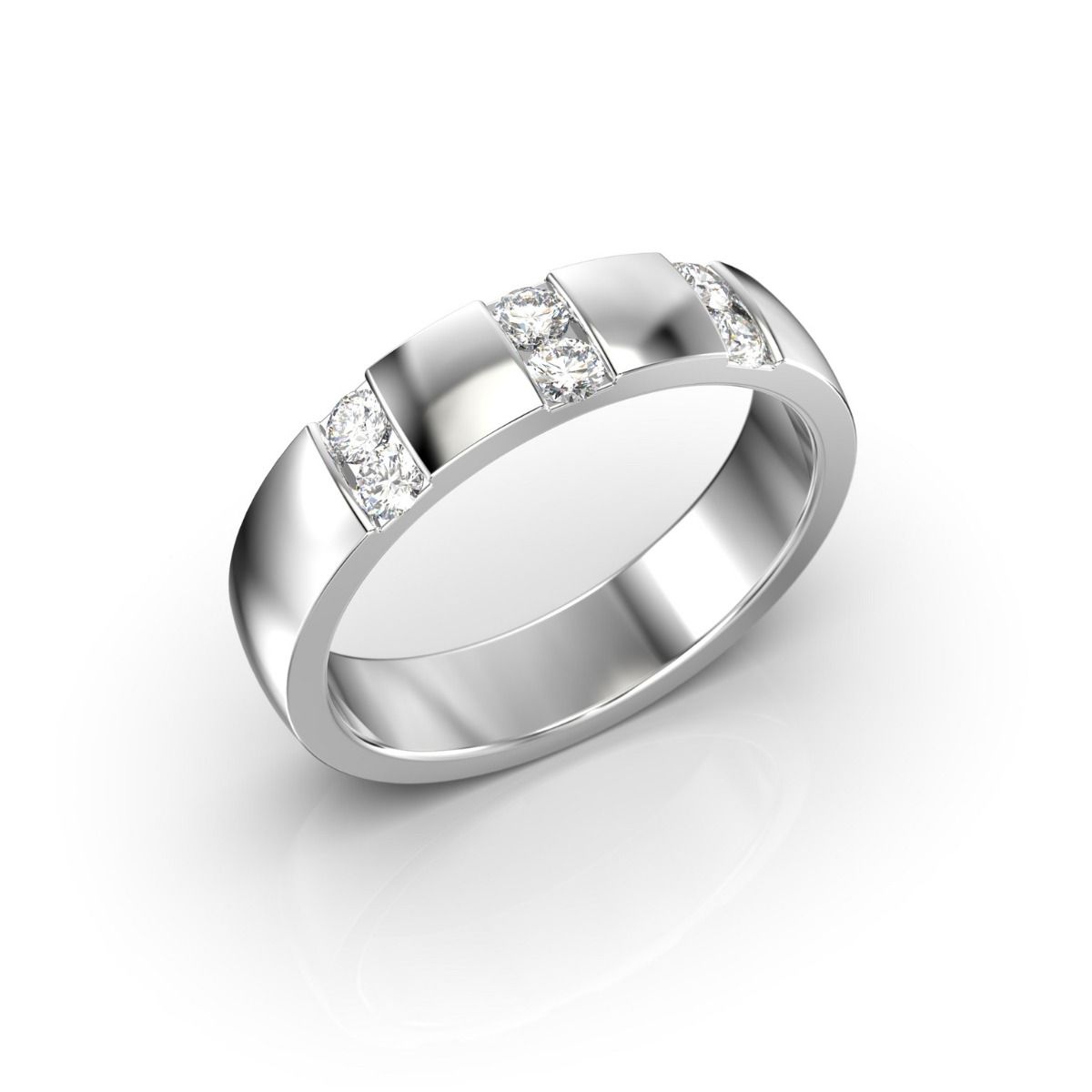 Festive Rodney timanttisormus, platina 465-030-PT