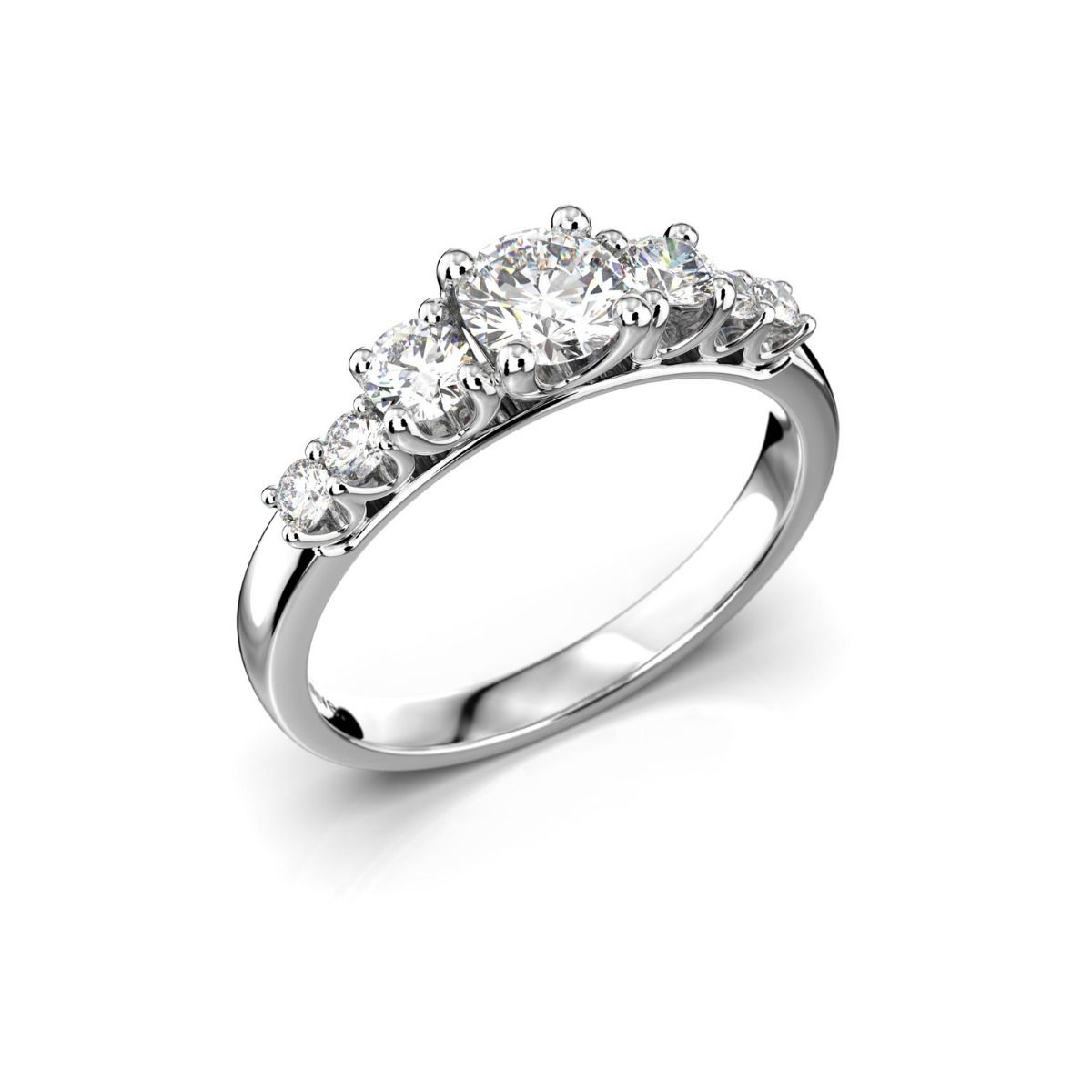 Festive Solina timanttisormus, platina 469-074-PT