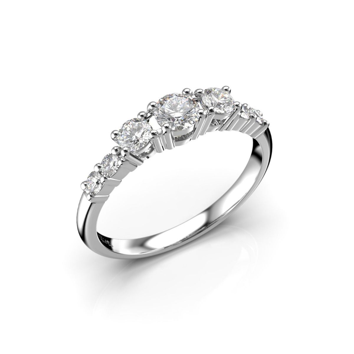 Festive Solina timanttisormus, platina 499-052-PT