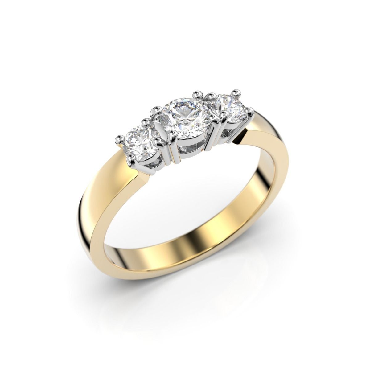 Festive Taylor timanttisormus, kelta- ja valkokulta 502-040-KV