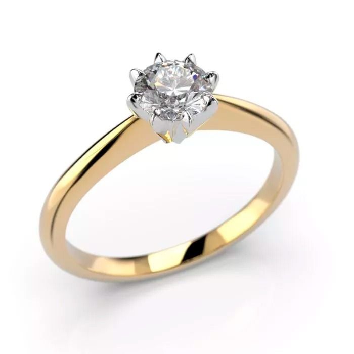 Romanssi Ruusu timanttisormus 50v-6 KK/VK