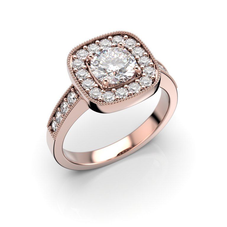 Festive Carolina sormus, punakulta 514-126S-PK