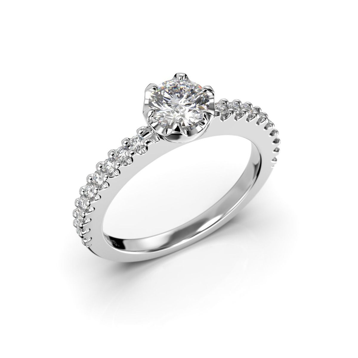 Festive Juliette timanttisormus, platina 517-068-PT