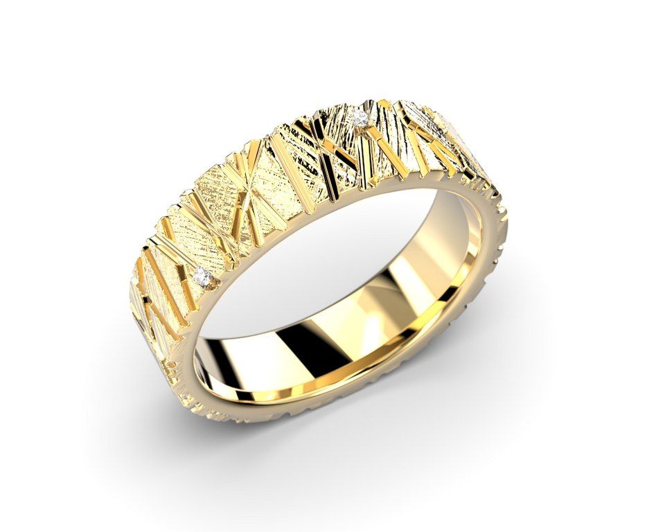 Festive Rautapuu timanttisormus 518-006-VK