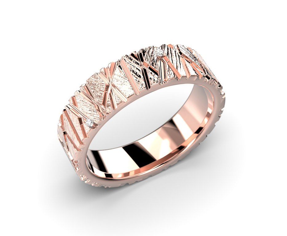 Festive Rautapuu timanttisormus 518-006-PK