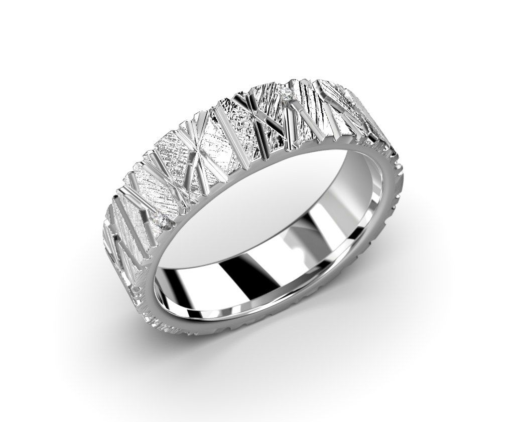 Festive Rautapuu timanttisormus, platina 518-006-PT