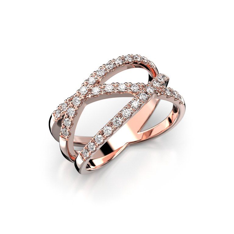 Festive Maxine timanttisormus 534-034-PK