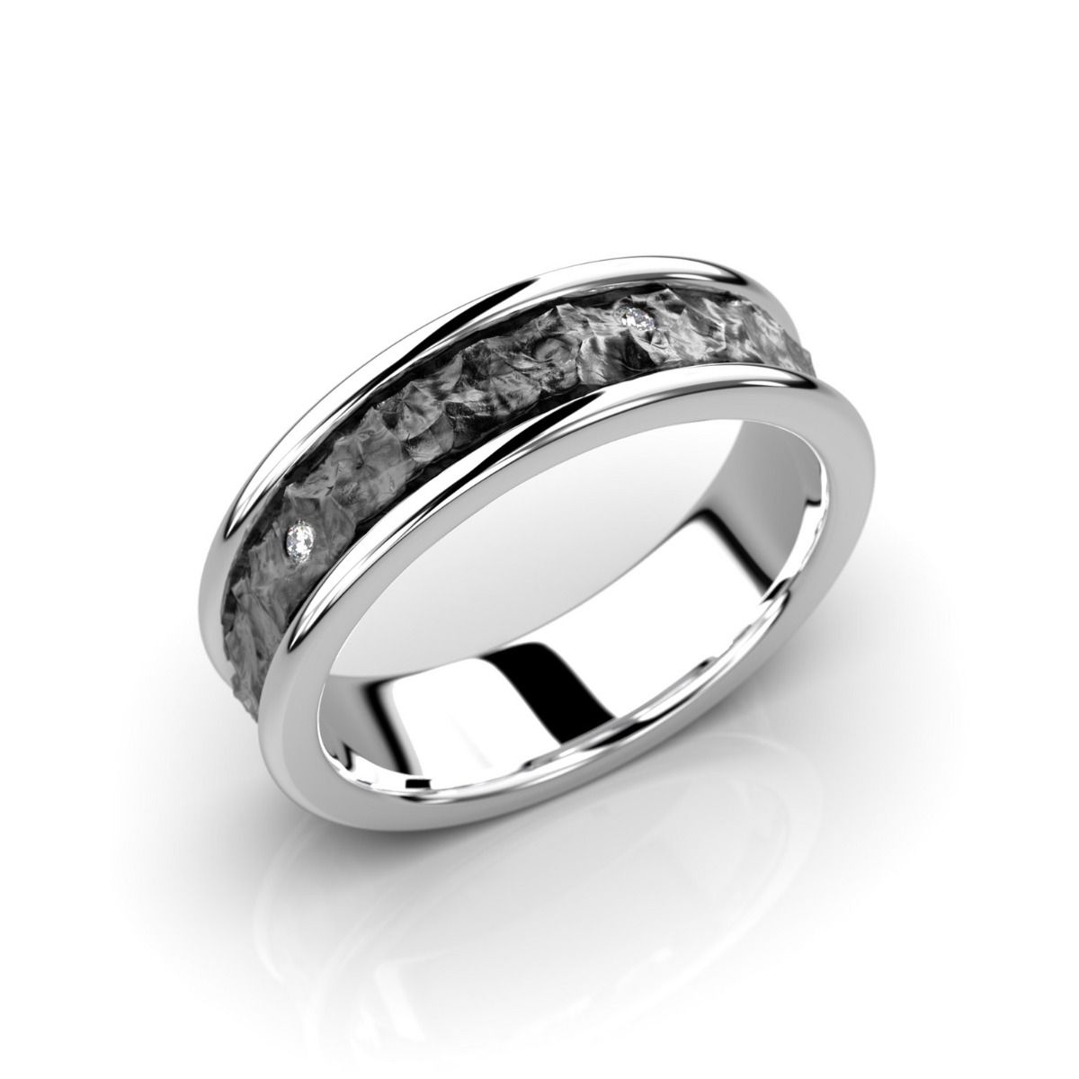 Festive Peruskallio timanttisormus, platina 539-005-PTM