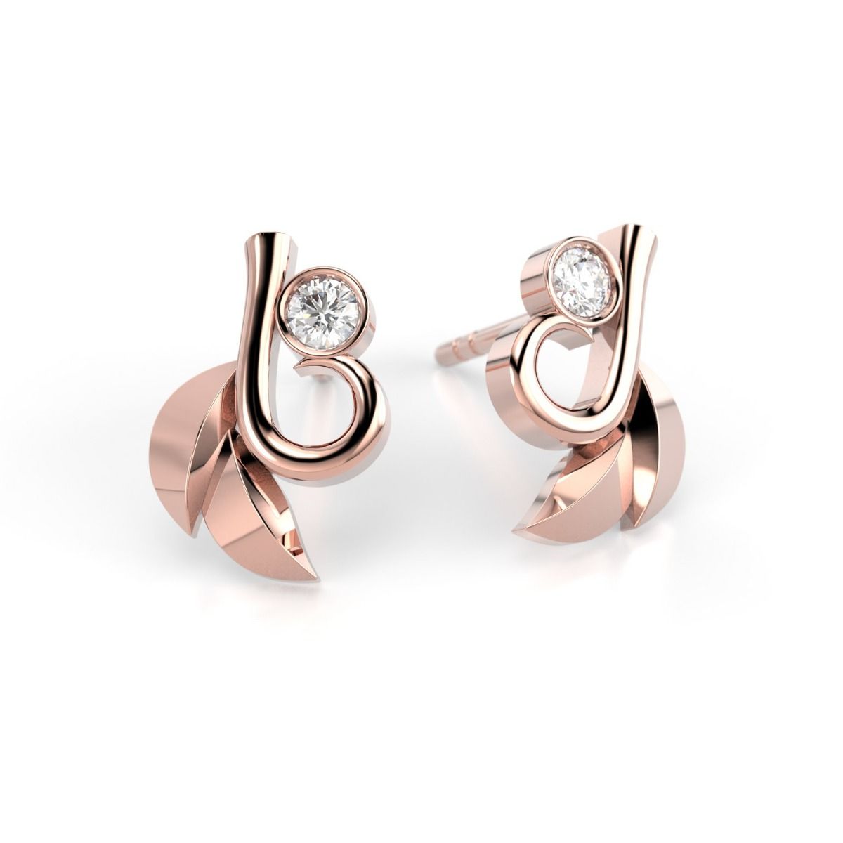 Festive Garden timanttikorvakorut, punakulta 545-006K-PK