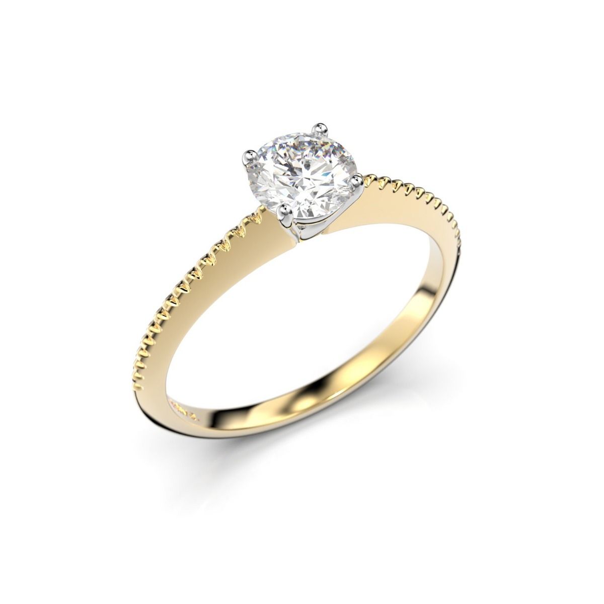 Festive Larissa timanttisormus, kelta- ja valkokulta 555-050-KV