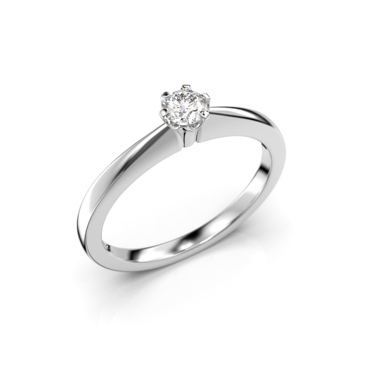 Festive Vivian timanttisormus, valkokulta 557-015-VK