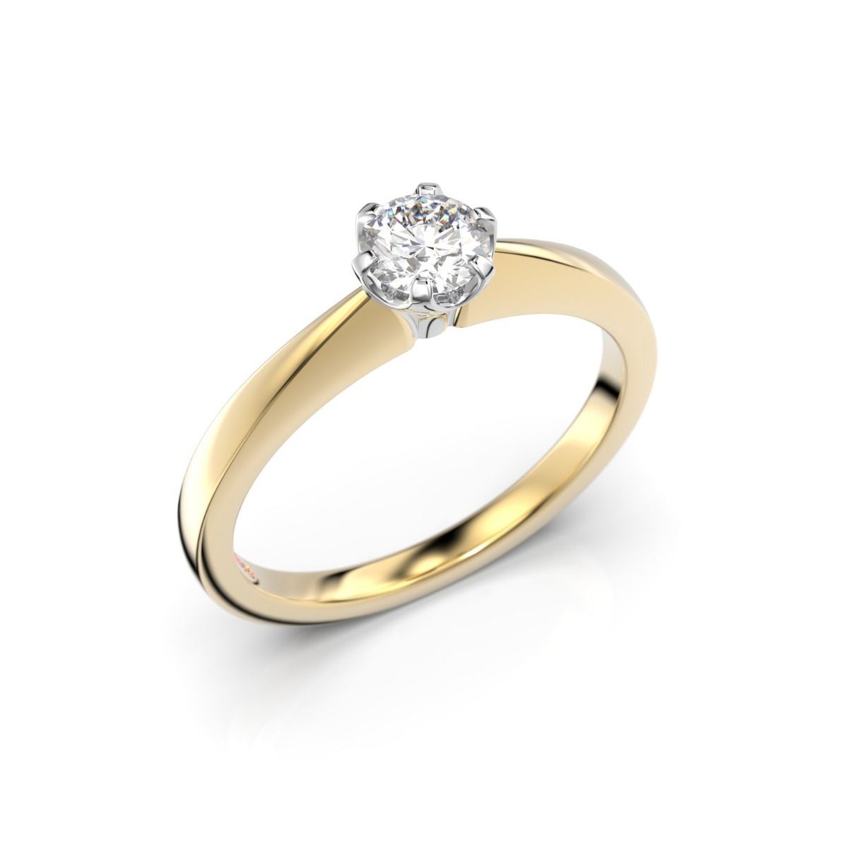 Festive Vivian timanttisormus, kelta- ja valkokulta 557-030-KV