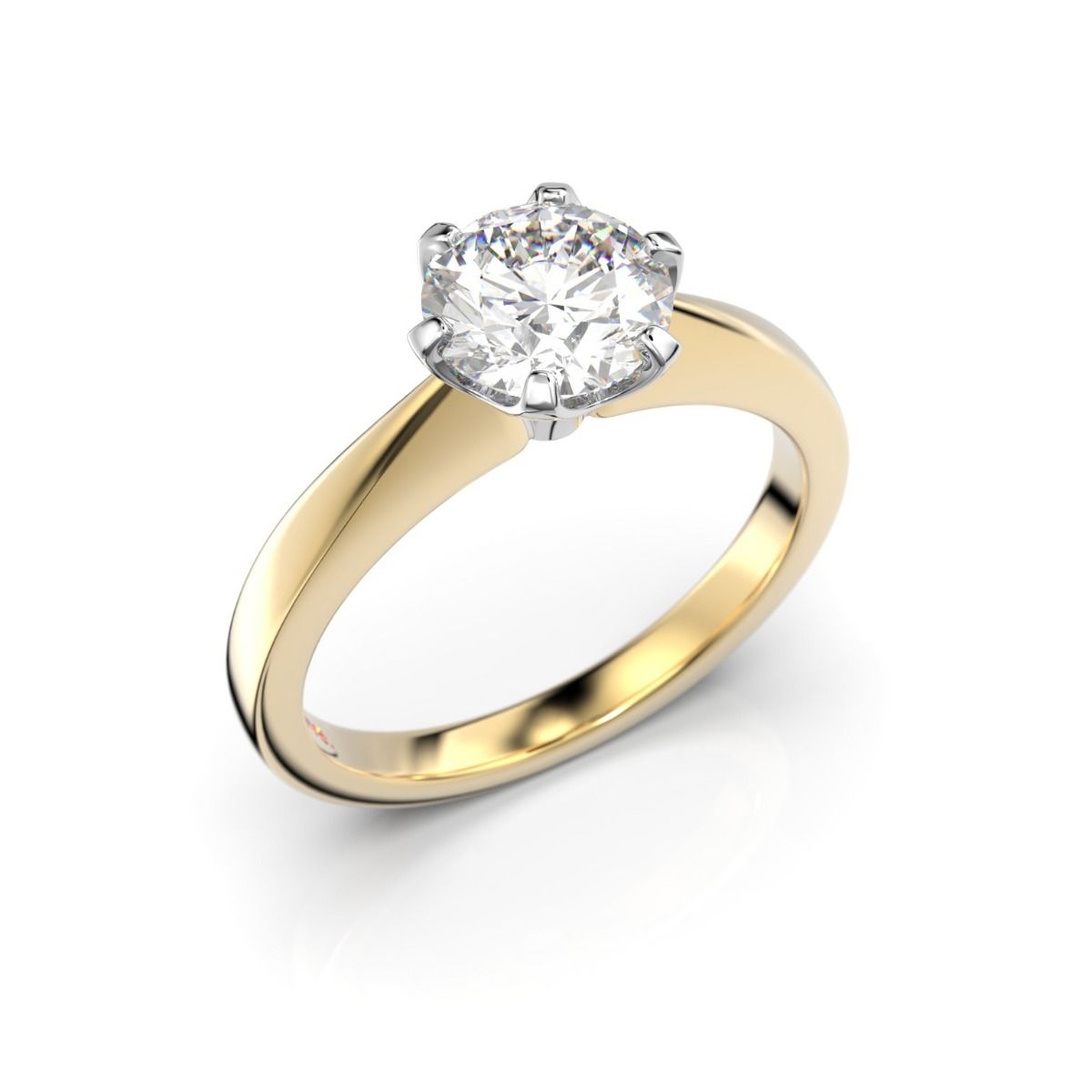 Festive Vivian timanttisormus, kelta- ja valkokulta 557-100-KV