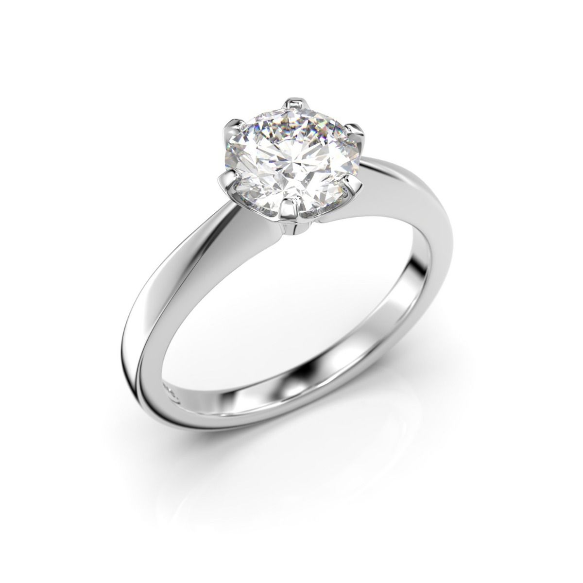 Festive Vivian timanttisormus, platina 557-100-PT