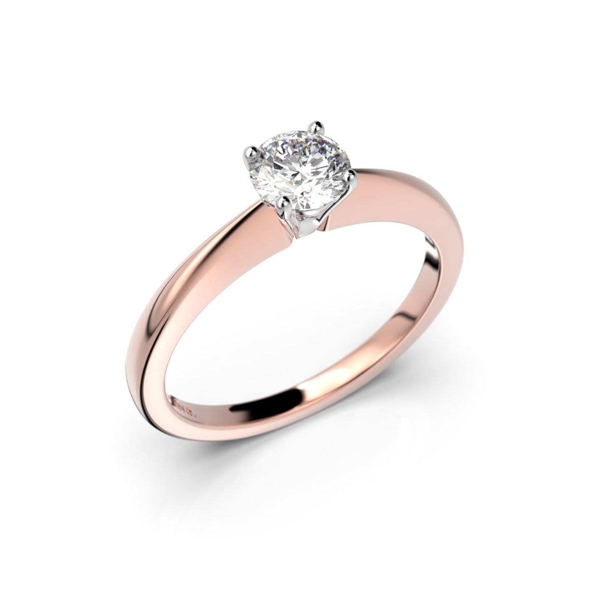 Festive Vanessa timanttisormus, puna- ja valkokulta 558-040-PV