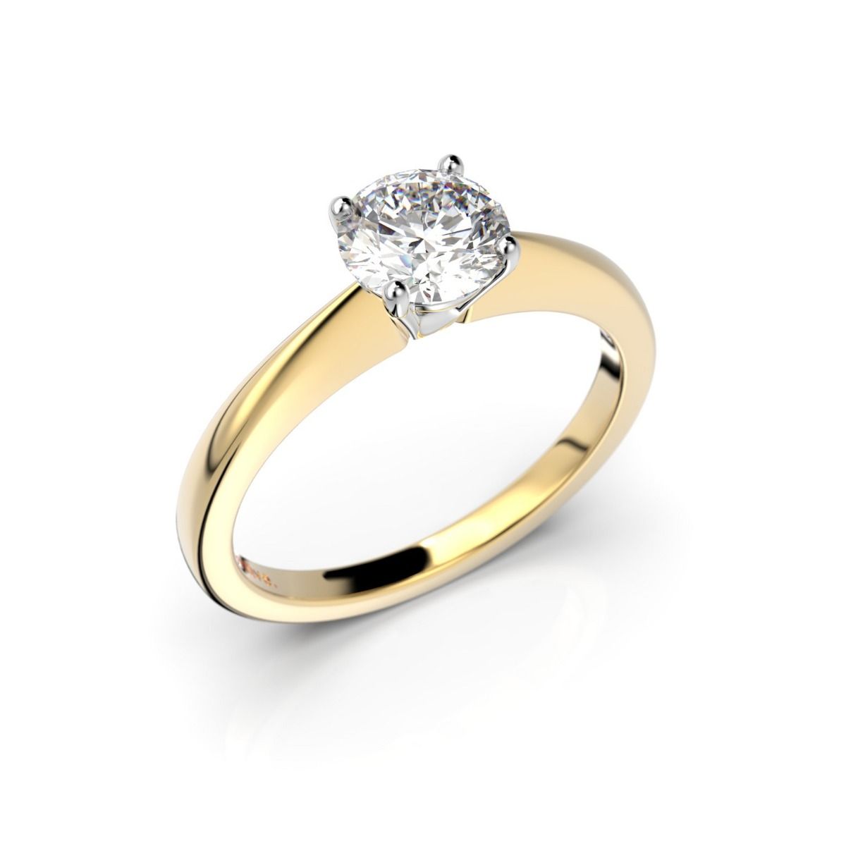 Festive Vanessa timanttisormus, kelta- ja valkokulta 558-070-KV