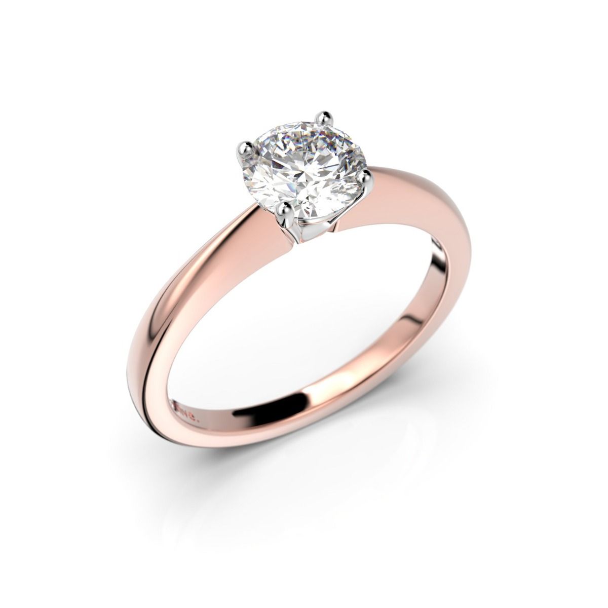 Festive Vanessa timanttisormus, puna- ja valkokulta 558-070-PV